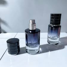 50ML Portable Gradient Glass Perfume Bottle with Matched Packing Box